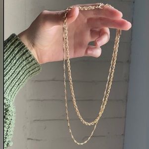 8 Other Reasons Gold layered chain necklace in Gold
